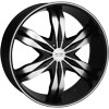 Starr Wheels 560 Rebel Black 28 X 9 Inch Wheels