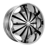 Starr Wheels 619 Slash Chrome Wheel Packages