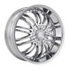 Starr Wheels 664 Medusa Chrome Wheel Packages