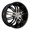 Starr Wheels 664 Medusa Black and Machined Wheel Packages