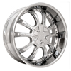 Starr Wheels 719 Tusk Chrome Wheel Packages