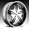 Hipnotic Bliss - Chrome with Black Inserts Wheel Packages