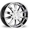 Divinity D12 Chrome 20 X 8.5 Inch Wheels