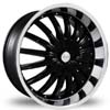 Divinity D18 Black Machine Lip Wheel Packages