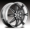 Hipnotic DIVA-Chrome with Black Inserts Wheel Packages