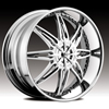 Hipnotic DIVA - Chrome with White Inserts Wheel Packages
