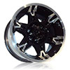 DCenti DW 902 Black 17 X 9 Inch Wheel