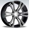 Crave Number 12 Black Machine 22 X 9.5 Inch Wheels