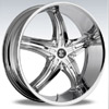 Crave Number 15 Chrome 22 X 9.5 Inch Wheels