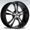 Crave Number 2 Black 18 X 7.5 Inch Wheels