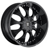 Crave Number 3 Black Matte - 22 Inch Wheels