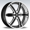 Crave Number 4 Black Machined Chrome Lip Packages