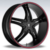 Crave Number 5 Black Red Stripe Packages