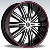 Crave Number 7 Black Machine Black Lip Red Stripe Packages