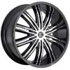 Crave Number 7 Black Machined 20 X 9.5 Inch Wheels