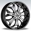 Crave Number 8 Black Diamond 22 X 9.5 Inch Wheels