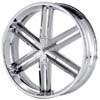 Von Max 3 Chrome 22 X 9.5 Inch Wheels