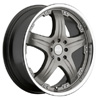Akuza 392 Padrone Gun Metal 14 X 6 Inch Wheel