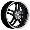 Akuza 421 Black 18 X 7.5 Inch Wheel