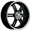 Akuza 424 Black 18 X 7.5 Inch Wheel