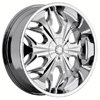 Akuza 508 Reaper Chrome 23 X 9.5 Inch Wheel