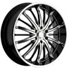 Akuza 761 Belle Black 20 X 8.5 Inch Wheel