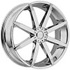 Akuza 843 Zenith Chrome 18 X 8 Inch Wheel