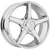Akuza 848 Axis Chrome 18 X 8 Inch Wheel