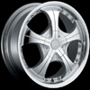 Akuza Aka 277 Full Machined 14 X 6 Inch Wheel
