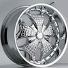 Akuza 345 Chrome 20 X 8.5 Inch Wheel