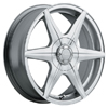 Akuza Aka 363 Silver 14 X 6 Inch Wheel