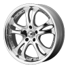 American Racing  AR383 Casino 16X7 Silver Machined