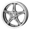 American Racing  AR388 Coil 17X7 Hyper Black With Machined Lip