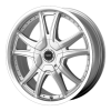 American Racing  AR607 Alert 16X7 Silver With Diamond Cut Lip
