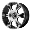 American Racing  AR889 Dagger 16X8 Gloss Black With Machined Face