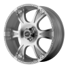 American Racing  AR889 Dagger 17X8 Silver Machined