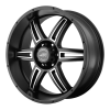American Racing  AR890 18X8 Satin Black Machined