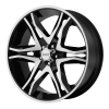 American Racing  AR893 Mainline 17X8 Gloss Black Machined