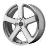 American Racing  AR896 15X7 Dark Silver With Mach Face