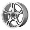 American Racing  AR898 15X8 Dark Silver Machined