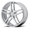 American Racing AR907 17X7.5 Silver with Machined Face