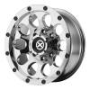 American Racing  AX186 Slot 17X9 Chrome Plated