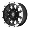 American Racing  AX186 Slot 18X9 Satin Black With Machined Face