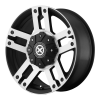 American Racing  AX190 Dune 18X8.5 Satin Black With Machined Face