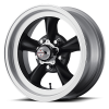 American Racing VN105D Torq Thurst D 15X6 Satin Black with Machined Lip