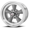 American Racing VN105D Torq Thurst D 15X10 Torg Thurst Gray with Machined Lip