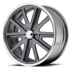 American Racing VN407 Shelby Cobra SL 17X7 Two-Piece Mag Gray Center Polished Barrel