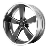American Racing  VN472 Burnout 17X10 2-Piece Black Milled Center With Polished Rim