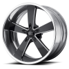American Racing VN472 Burnout 17X9 Black Milled with Polished Barrel