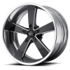 American Racing VN472 Burnout 22X12 Black Milled with Polished Barrel